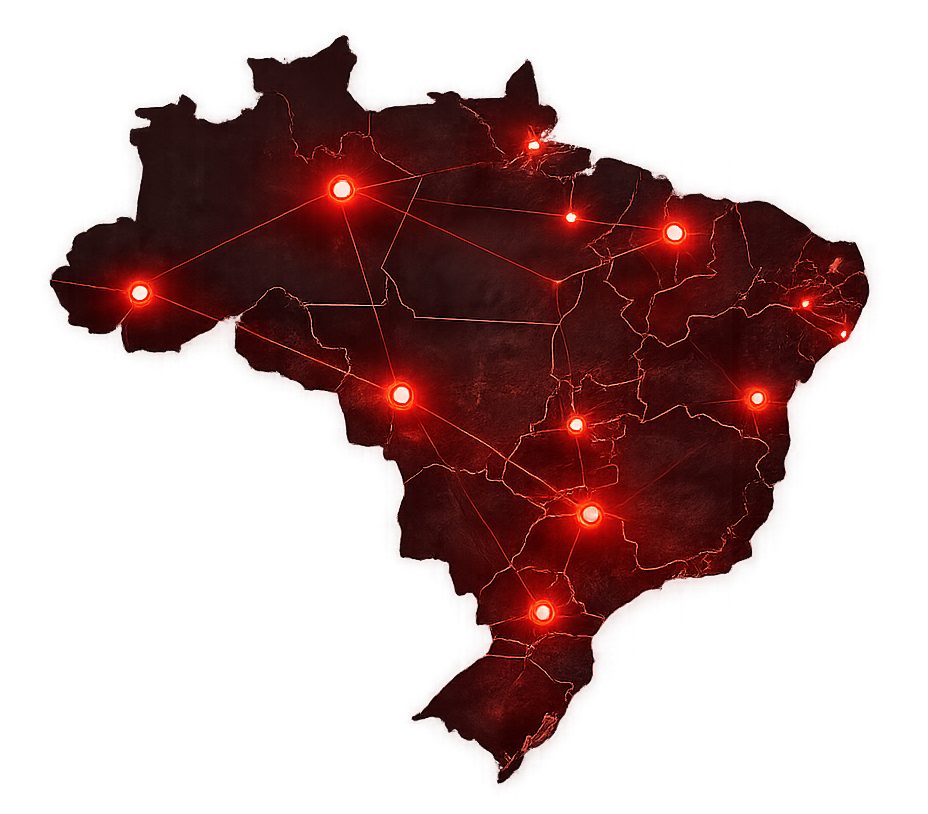 Cobertura Nacional para Soluções em Energia A AES Energy atua em todo o território nacional oferecendo soluções especializadas para geração de energia temporária e permanente.