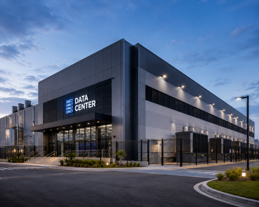 Geradores de energia para data centers.