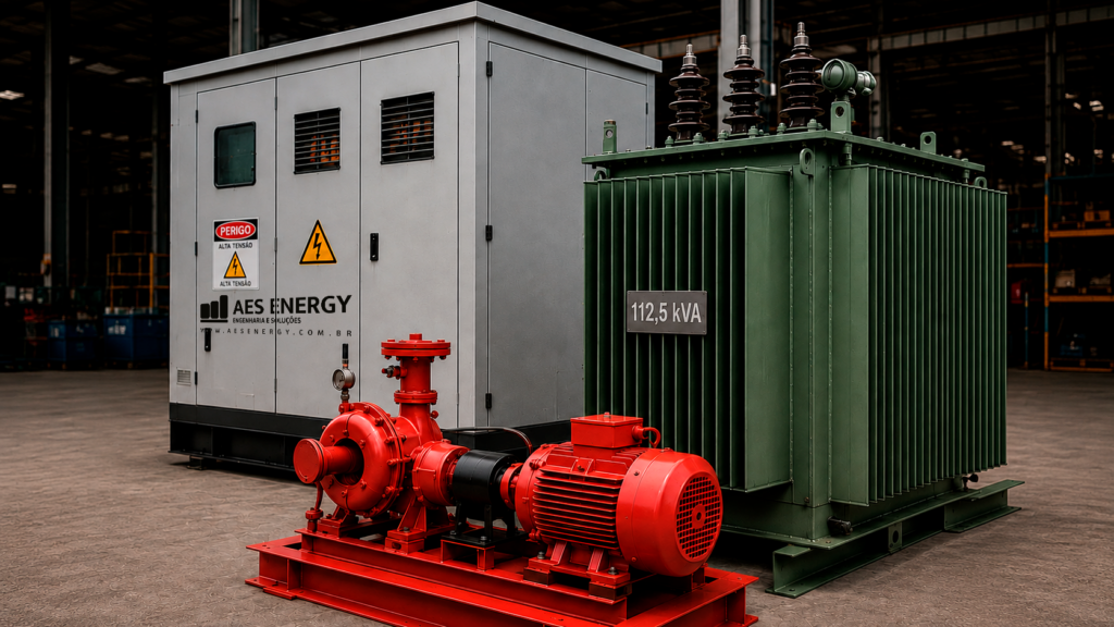 CABINES, MOTOBOMAS E TRANSFORMADORES Soluções completas em infraestrutura elétrica para sua operação.
